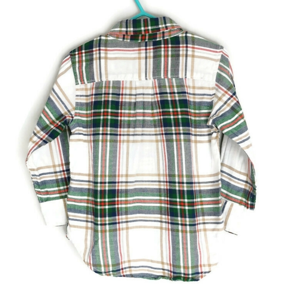 Baby Gap Flannel Plaid Shirt 2 - Picture 2 of 5